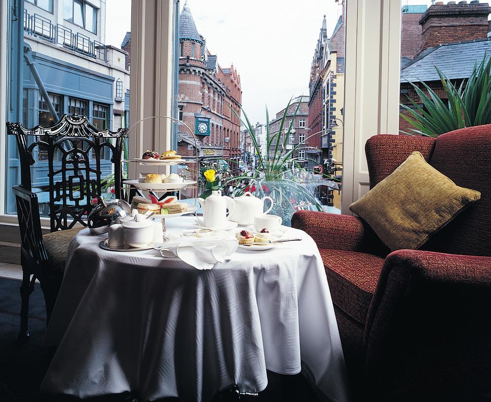 The Westbury Hotel Dublin Exterior photo Afternoon tea at the hotel